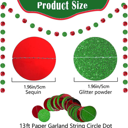 Drink Up Grinches Banner, Glittery Christmas Decorations Banners Winter Holiday Garland Photo Props Banner for Party Home Decorations