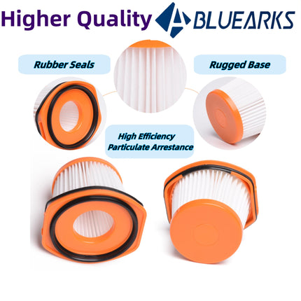 4Pcs For Shark Ws620 Ws632 Ws630 Filter,Combatible With Shark Wandvac System Ws633 Ws632Rgbrn Ws632Pkbrn Ws632Gnbrn Ws632Gdbrn Ws632Blbrn, To Part Xffwv360