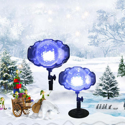 Christmas Snowfall Projector Lights, Waterproof Snowfall Led Lights Outdoor, Wide Coverage & High Brightness Christmas Projector Lights with RF Remote and Timer for Xmas, Party, Wedding, Holiday Decor