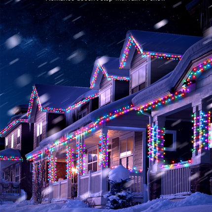 ACAN 100FT Christmas Lights, 300 LED Outdoor String Lights, Multicolor Fairy Lights, Waterproof 8 Modes Plug in Easter Lights for Patio Bedroom Holiday Party Christmas Tree Wedding Garden