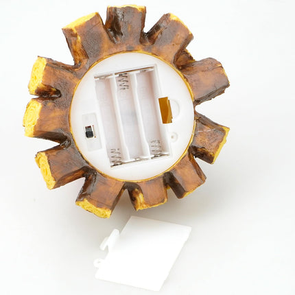 Bestview Artificial Fake Campfire Night Light, 3D LED Fake Fire Pit Firewood Lamp with Realistic Log Flameless Candle Battery Operated, Halloween Christmas Campfire Party Decorations