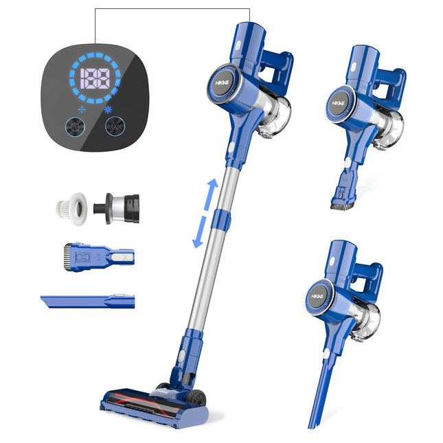 Cordless Vacuums,28Kpa Stick Vacuum Cleaner With Led Display, Cordless Vacuum Cleaner For Home,45 Mins Runtime,Antitangle Handheld Vacuum Cleaner For Hardwood Floor Carpet Pet Hair