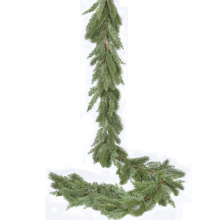 Pine Christmas Garland, Artificail Garland Indoor Outdoor Garden Gate Home Decoration for Winter Holiday Year Decor (Green)