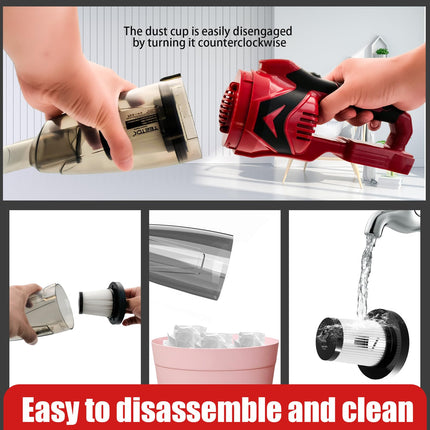 200W Handheld Vacuum Cordless For Milwaukee 18V Max Battery, Lightweight Handheld Vacuum With 8Kpa Strong Suction, For Pet Hair Keyboard Dust Office Car And Home Cleaningbattery Not Included