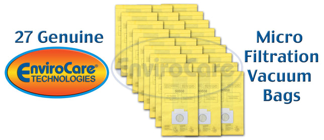 Envirocare Micro Filtration Vacuum Cleaner Dust Bags Designed To Fit Kenmore Canister Type C Or Q 50555, 50558, 50557 And Panasonic Type C5 27 Pack