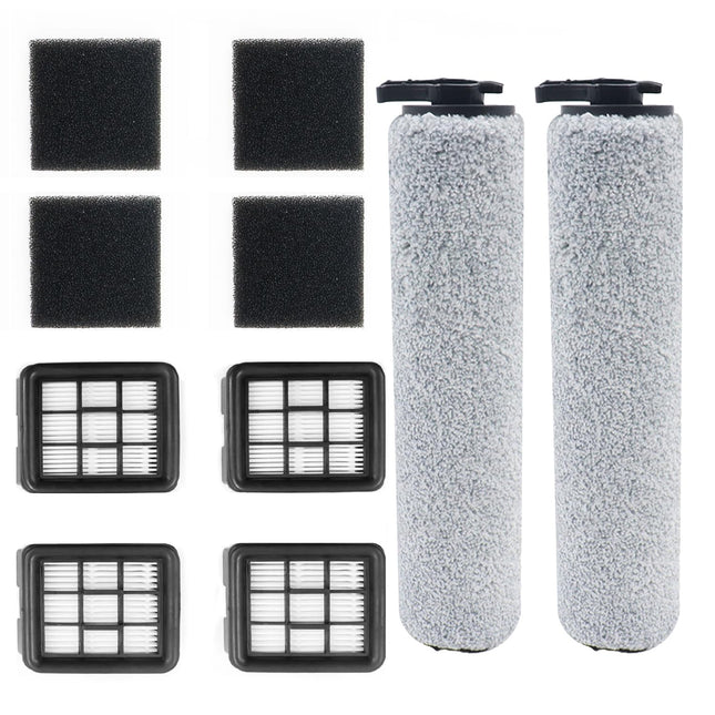 Brush Roller Filter Set For Bissell Hf3 3649A Vacuum Cleaner，Efficient Cleaner Filter Set Compatible With Bissell Hf3（2 Brush Roller+4 Filters+4 Sponges）