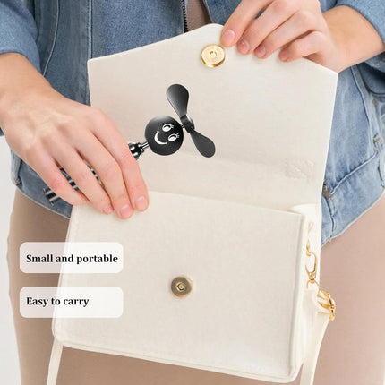 Handheld Mini Fan, Small Pocket Fan, Mini Portable Fan With Aaa Battery Powered, Personal Fan For Travel Makeup Beach Outdoors