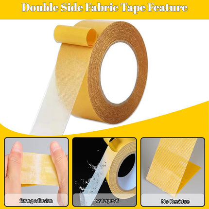 0.7in X 33FT Double-Sided Tape - Super Strong Adhesive & Easy To Remove - Multi-Purpose Use - For Home Office & Crafts - Suitable for Everyone - Great Gift for DIY Enthusiasts