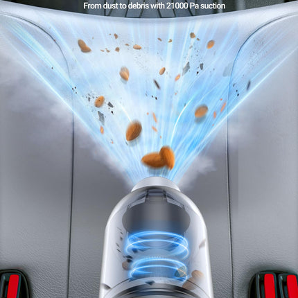 Sealight Handheld Car Vacuum Cleaner, 21000Pa High Power Suction Vacuum Cordless, 4 In 1 Air Duster And Vacuum Cleaner, 18V120W Portable Vacuum Cleaners For Car Interior, Home, Office, Pet