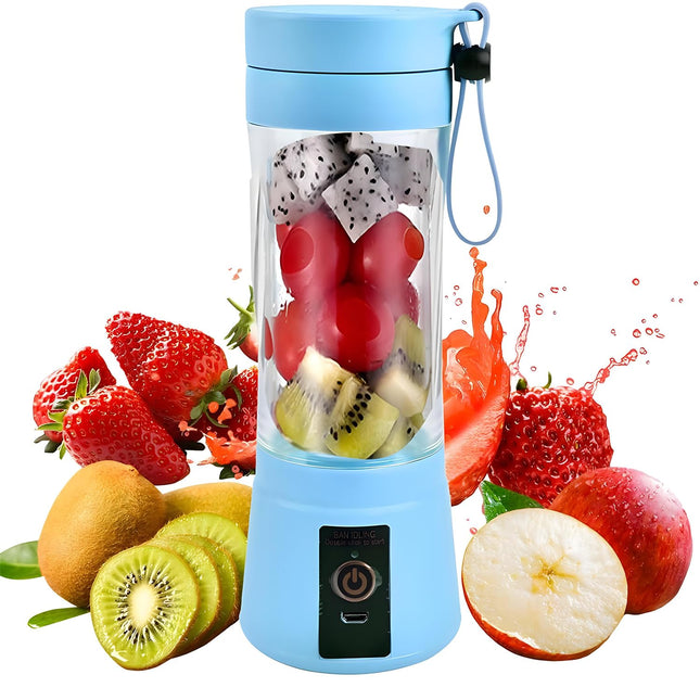 Oblivion Portable 6-Blade Fruit Juicer Blender 1 Pc ? USB Rechargeable Multicolor Mixer Bottle for Juice Protein & Milk Shake Smoothies Fruit & Vegetable Grinder Multi-Purpose Electric Shaker Cup