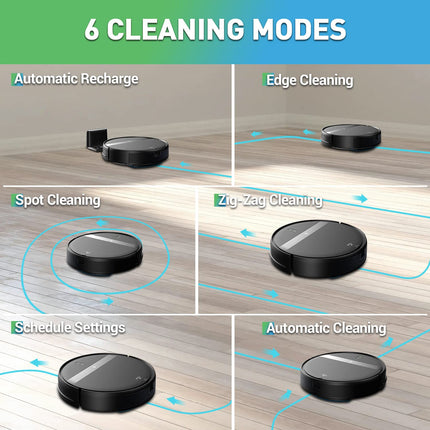 Robot Vacuum Mop Combo, Wifiappalexa, Mopping Robot Vacuums With Tangle, Scheduled Cleaning, Automatic Recharge Vacuum Robot Cleaner And Mop For Pet Hair, Low Carpet