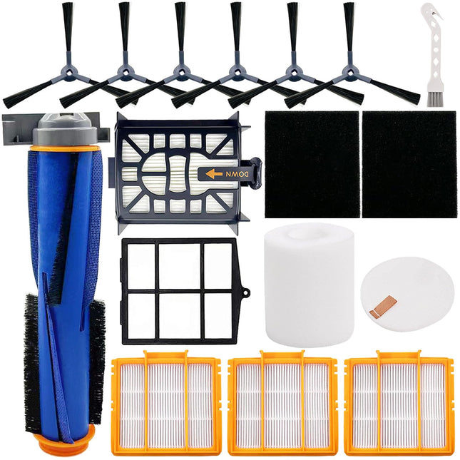 Av2501S Parts For Shark Ai Av2501S Av2501Ae Rv2502Ae Rv2610Wa Rv2610Wd Rv2520Aous Av2510Aous Av2511Ae Vacuum Cleaner With Main Brush,Filters,Foam Filters,Primary Filter,Side Brushes