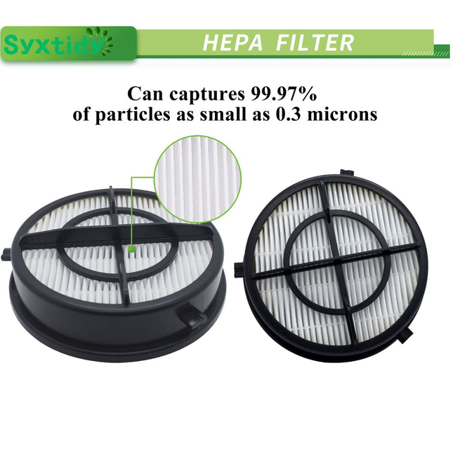 2Pack 16871 16881 Filters For Bissell Pet Hair Eraser Febreze Upright Vacuum Cleaners S Model 1650 Series, 1650A, 1650C, Part 1608861, 1608860