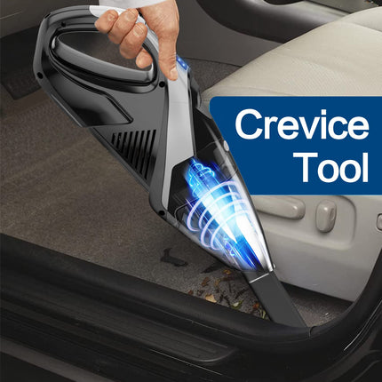 Hihhy Handheld Vacuum Cordless, Portable Car Vacuum Cleaner 9000Pa Strong Suction With Led Light, Usb Fast Charging, Small Hand Held Vacuum Cleaner For Home And Car Cleaning