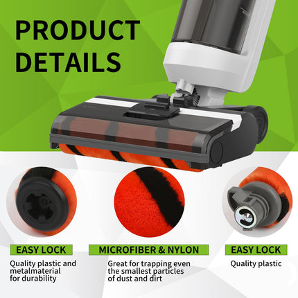 Parts For Shark Apex Duoclean Az1002 Az1000W Ax950 Ax951 Ax952 Vacuum Cleaner,1 Pack Soft Brush Roller, 2 Pack Hepa Filters & 2 Pack Foam Filters