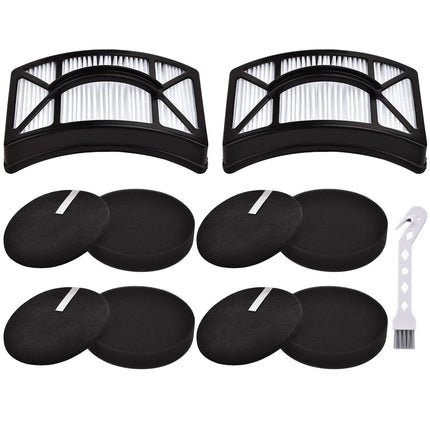 Filter For Bissell Cleanview 2486, 2487, 2488, 2490, 2492, Powerclean 2494 Vacuum, Compare To Part 1604130, 1601972, 1608225, 2 Hepa +4 Foam & Felt Filters