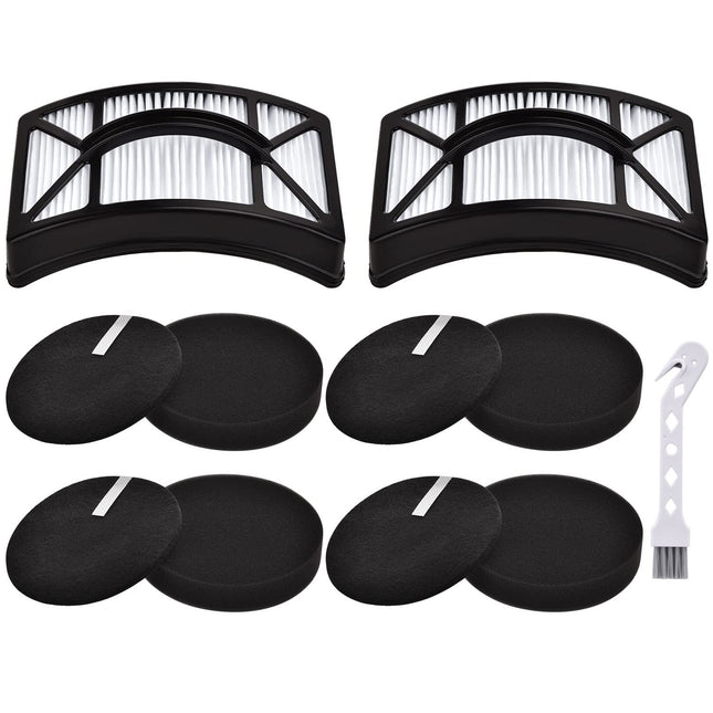 Filter For Bissell Cleanview 2486, 2487, 2488, 2490, 2492, Powerclean 2494 Vacuum, Compare To Part 1604130, 1601972, 1608225, 2 Hepa +4 Foam & Felt Filters