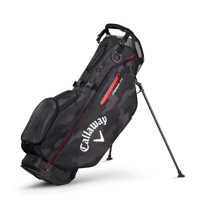 Callaway Golf 2022 Fairway Plus Stand Bag, Double Strap, Black Camo Color