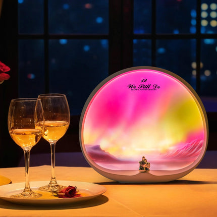 mamre Northern Lights Night Light Touch Dimmable Creative Valentine Christmas Birthday for Him/Her