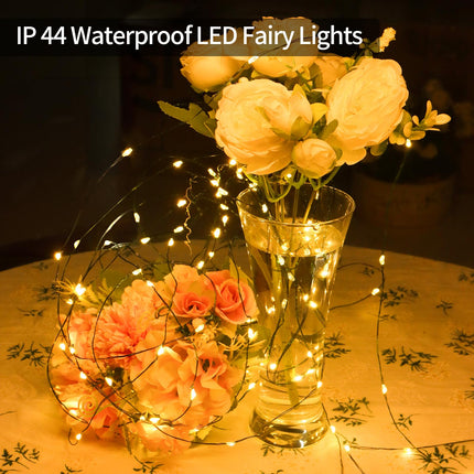 262FT 800 LED Christmas Lights Outdoor String Lights 8 Modes & Timer Twinkle Fairy Lights Plug in Waterproof LED String Lights for Xmas Yard Tree Patio Wedding Holiday Party Decorations (Warm White)