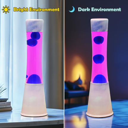 16 Inch Pink Cloud Magma Lamp,Motion Liquid Lamp Pink Liquid with Purple Wax Pink Blue Gradient Base Relaxing Gorgeous Lamp for Adults Night Light for Kids Women Girls Christmas Great