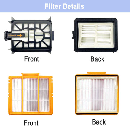 Av2501S Parts For Shark Ai Av2501S Av2501Ae Rv2502Ae Rv2610Wa Rv2610Wd Rv2520Aous Av2510Aous Av2511Ae Vacuum Cleaner With Main Brush,Filters,Foam Filters,Primary Filter,Side Brushes