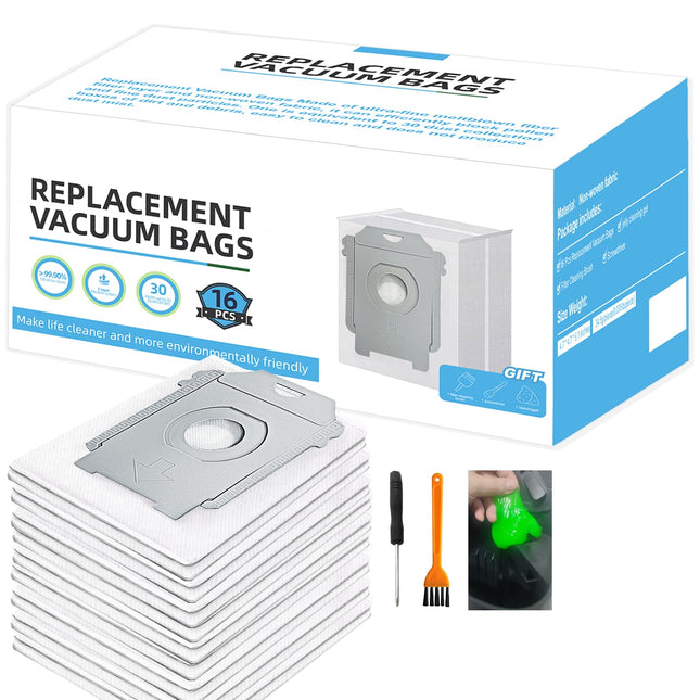 Vacuum Bags For Compatible Irobot Roomba Robot With 16 Pack