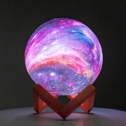 BRIGHTWORLD Moon Lamp Galaxy Lamp 5.9 inch 16 Colors LED 3D Moon Light, Remote & Touch Control Moon Night Light s for Girls Boys Kids Women Birthday