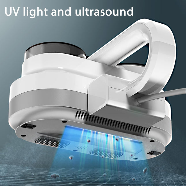 Bed Vacuum Cleaner, 12Kpa Strong Suction Mattress Vacuum Cleaner With U Vc Light & Ultrasonic, 400W High Frequency Beating For Deep Clean Dustpet Hair Corded