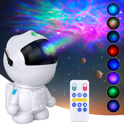 Astronaut Galaxy Projector with Nebula, Star Projector Ceiling LED Lamp with 8 Modes Astronaut Starry Night Light with Remote for Kids Adults for Bedroom Christmas, Birthdays, Valentine's Day