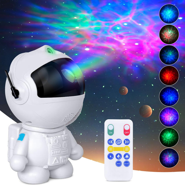 Astronaut Galaxy Projector with Nebula, Star Projector Ceiling LED Lamp with 8 Modes Astronaut Starry Night Light with Remote for Kids Adults for Bedroom Christmas, Birthdays, Valentine's Day