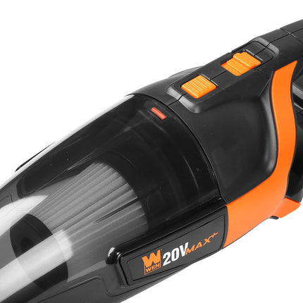 Wen 20V Max Cordless Handheld Vacuum Cleaner Kit Tool Only – Battery Not Included, Black