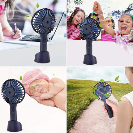 Hand Held Fan，Yihunion Mini Portable Personal Fan Rechargeable Battery Operated Powered Cooling Desktop Electric Usb Fan With Fan