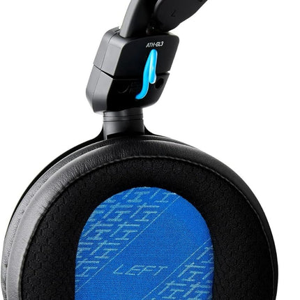 Audio-Technica ATH-GL3BK Closed-Back Gaming Headset, Black