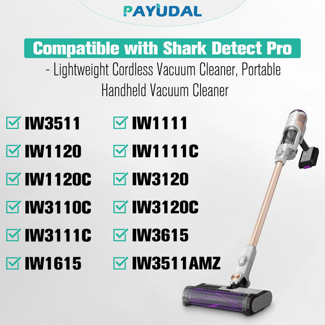 Iw3511 Iw1111 Hepa Filters Parts For Shark Iw3511 Detect Pro Lightweight Cordless Stick Vacuum Cleaner. For Shark Detect Pro Autoempty System Portable Handheld Attachment Washable Kits.