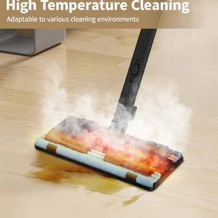 Steam Cleaner With 21 Accessories, Steamer For Cleaning, 5 Minutes Fast Heating, Portable Canister Steamer For Floors, Carpet, Cars, Tiles, Grout Cleaning, Chemical, 1.5L Capacity Gold