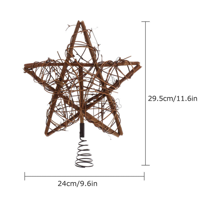 Christmas Tree Top Decoration Party Decor Prop Hollow Star Decor Treetop Decor Christmas Tree Topper Party Decor Supply Xmas Tree Topper Star Xmas Tree Decor Christmas Tree Decor (Random Style)
