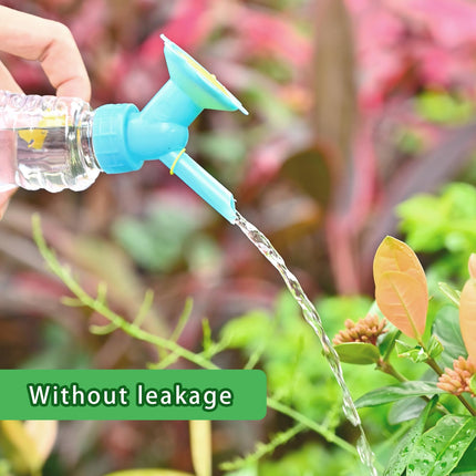 2In1 Watering Sprinkler Water Bottle Plastic Sprinkler Nozzle Flower Waterer Supplie Garden Tool Portable Household