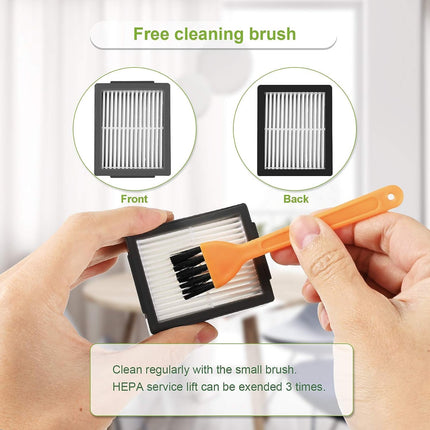 19 Pack Parts Compatible For Roomba J7 J7+Plus E5 E6 E7 I7 I7+ I3 I3+ I4 I4+ I6 I6+ I8 Vacuum Cleaner, Replenishment Kit 3 Set Roller Brushes,8 Filters,8 Side Brushes, Tools