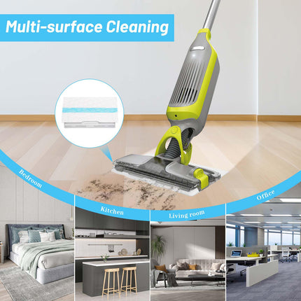 40 Pack Disposable Mop Pads Compatible With Shark Vacmop Vm252 Vm251 Vm200 Vm200C Vm190 Vm252C Qm250 Vm250 Vc205 Vacuum Mops Refills For All Hard Floors