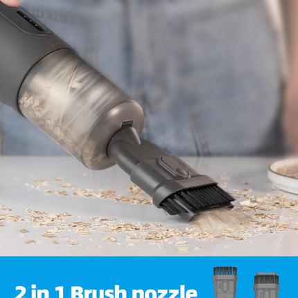 Brigii Pet Hair Vacuum With Antitangle Hair Tool, Cordless Car Vacuum, 18Kpa Handheld Vacuum With Brushless Dc Motor, Triple Air Filtration System, Usbc Rechargeableh5Base Ver