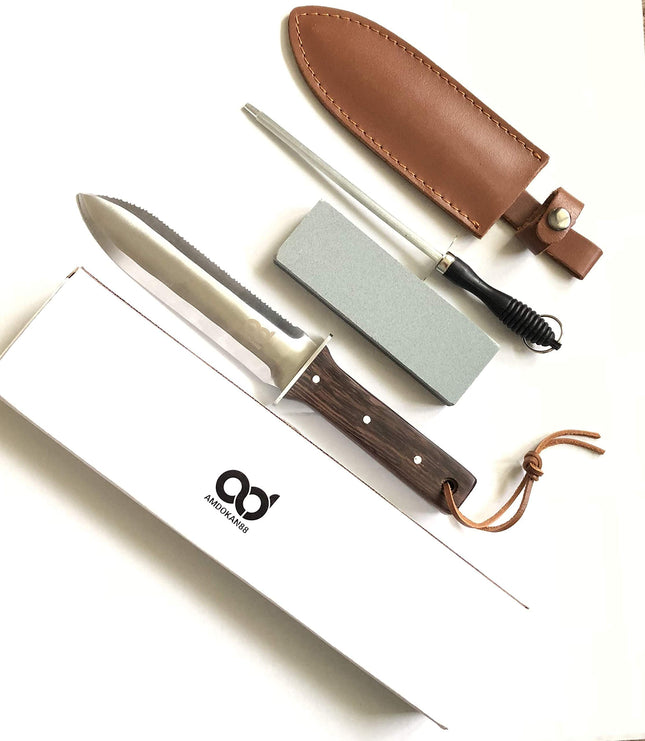 Hori Hori Full Tang Gardennig knife with Sharpening Tools