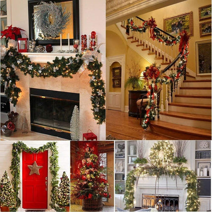 Battery Operated String Lights - 18ft 50 LED C3 String Lights Christmas Lights Battery Powered String Lights for Indoor Outdoor Christmas Tree Wreath Party Decoration, Waterproof, Warm White