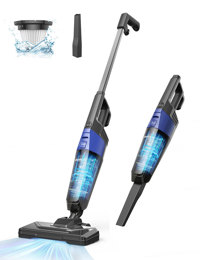 Corded Stick Vacuum Cleaner, Aspiron Small Vacuum Cleaner With 20Kpa Powerful Suction & 0.88Qt Dust Cup And 32Ft Power Cord, 5In1 Handheld Lightweight Bagless Vacuum Cleaner Carpet And Floor For Pet