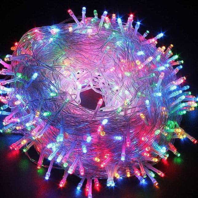 FULLBELL Christmas Lights, 66 Feets 200 LED Christmas Decorations Memory Indoor Outdoor String Lights Home Bedroom Wedding Classroom Birthday Party Room Decor Christmas Tree Lights(Multi)