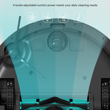 Verefa Robot Vacuum Selfempty, Empties Itself For 70 Days, Lidar Navigation Robot Vacuum Cleaner 3000Pa, Smart Mapping Robotic Vacuum 270Mins Runtime, Wifi Connected, Perfect For Pet Hair, Carpet