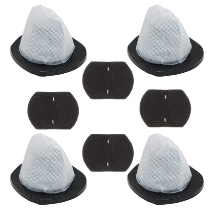 4 Pack 2030 Vacuum Filters And 4 Pack Foam Filter For Bissell Vacuum Cleaner Models 2030, 2030L, 20303, 20306, 20307, 20309, 2030H, 2030V, 2030X, 2030Z