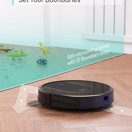 Eufy Boostiq Robovac 30C, Robot Vacuum Cleaner, Wifi, Superthin, 1500Pa Strong Suction, Boundary Strips Included, Selfcharging Robotic Vacuum Cleaner Reed