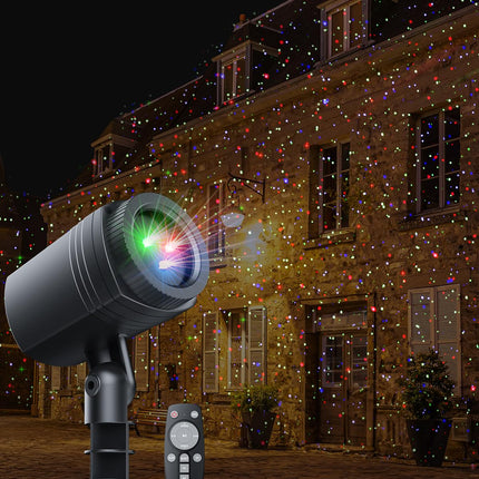 Christmas Laser Lights Outdoor, RGB (Red, Green, Blue) Christmas Light Projector, Brighter Projection Lights for Christmas, Holidays, and Parties (Red and Green and Blue)