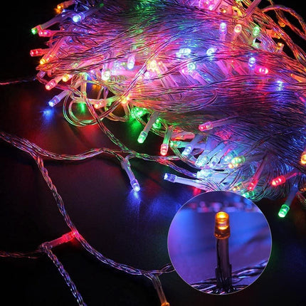 FULLBELL Christmas Lights, 66 Feets 200 LED Christmas Decorations Memory Indoor Outdoor String Lights Home Bedroom Wedding Classroom Birthday Party Room Decor Christmas Tree Lights(Multi)